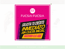 Tablet Screenshot of calzadofucsiafucsia.com